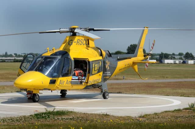 The Warwickshire and Northamptonshire Air Ambulance is a registered charity that depends on donations to be able to operate.