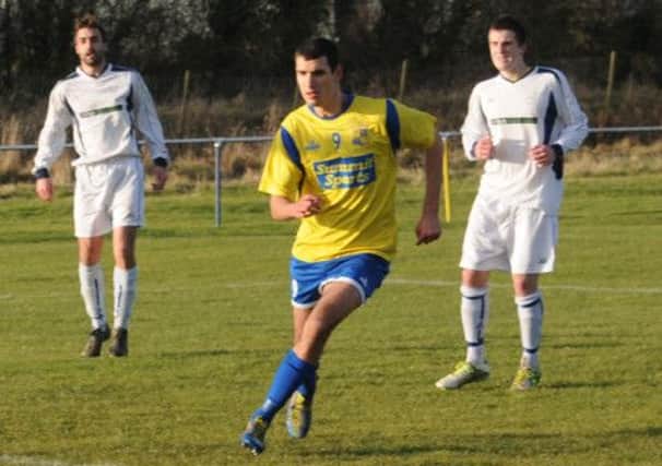 Pawel Tomczak returned after a five-month lay-off to score in Southams 3-0 win over Blackwood.