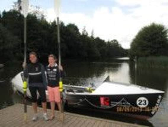 Hannah Lawton and Lauren Moreton pictured before they set out on their journey last year.
