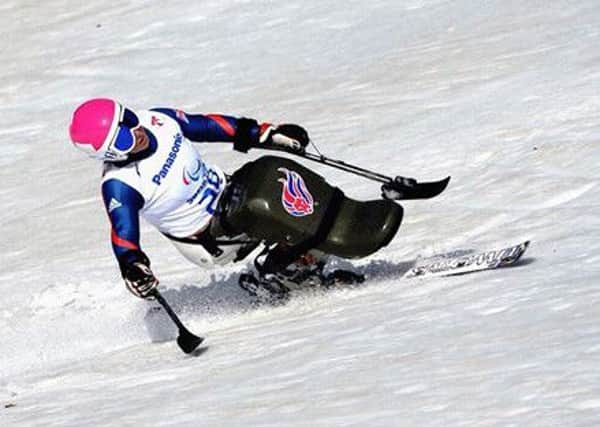 Anna Turney in downhill action in Sochi. Picture: Luca Renoldi PhotoSport