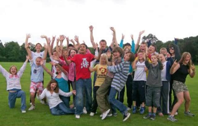 Young people at a summer scheme run by the Warwickshire Association of Youth Clubs.