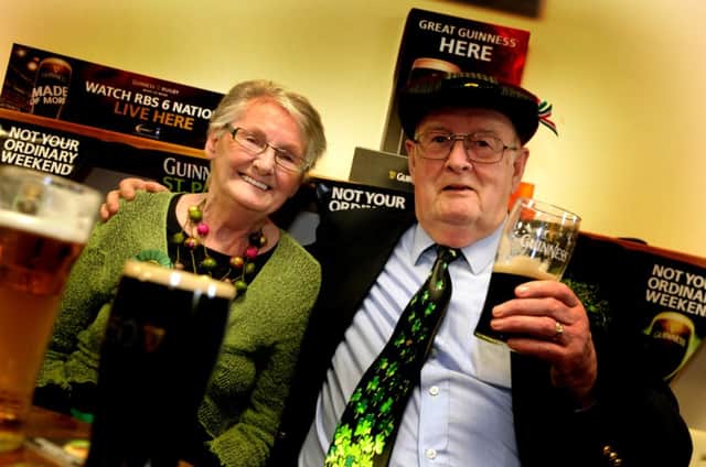 Celebrations for St Patrick's Day at St Patrick's Irish Club in Leamington.