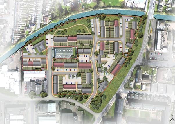 Image of the proposed site for 147 new homes off Sydenham Drive.