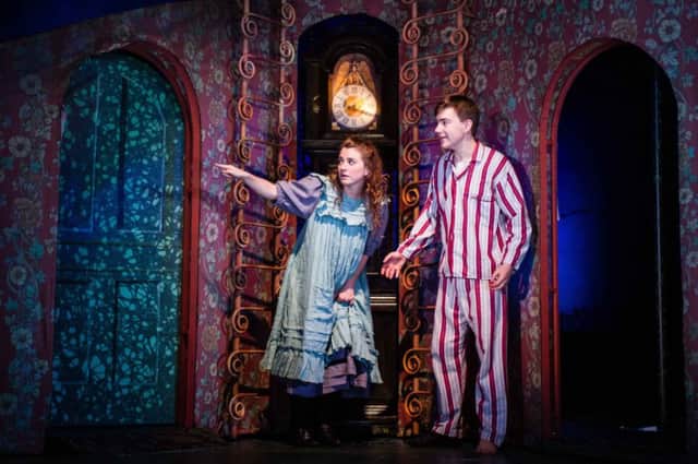Caitlin Thorburn (Hatty) and David Tute (Tom) in Toms Midnight Garden at the Belgrade Theatre. Picture by Jane Hobson.