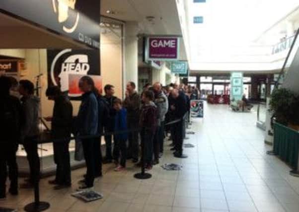 Eager customers queuing up for the opening of Record Store Day at Head in Leamington last year.