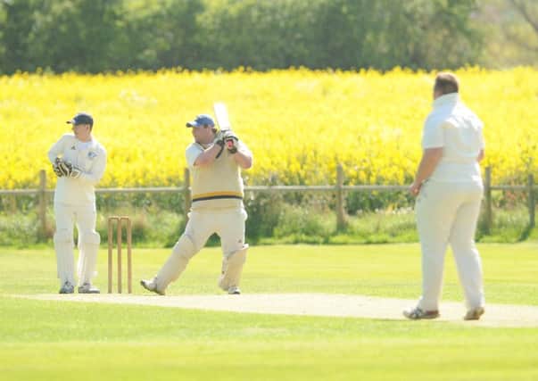 Dave Edmunds on his way to 77 for Kenilworth against Hampton & Solihull on Saturday. Picture: Mike Baker