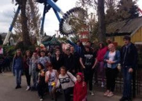 Warwickshire Young Carers visit to Drayton Manor Theme Park