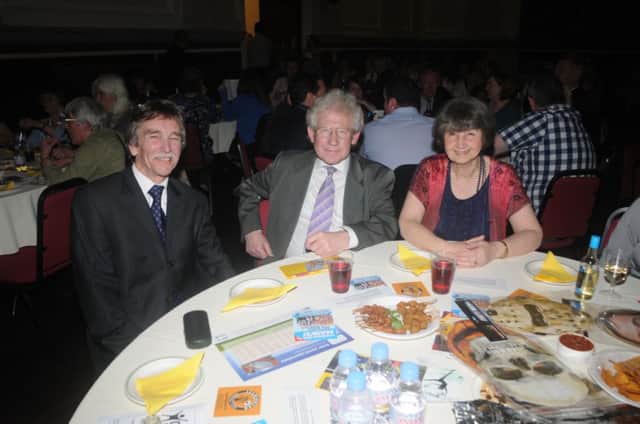 Chris Johnson and Margaret Moore (middle and right) of Leamington Night Shelter pictured at the Warwick District Citizen of the Year Awards 2012, at which they were finalists.
