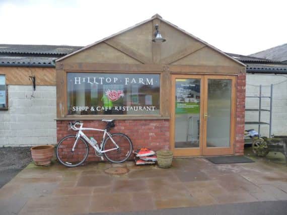 Hilltop Farm shop and cafe in Hunningham.