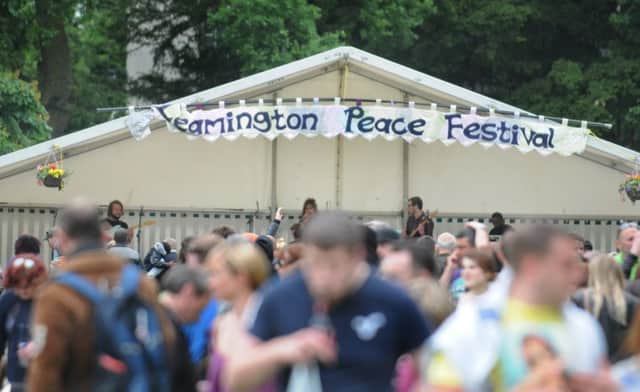 Last year's Leamington Peace Festival.