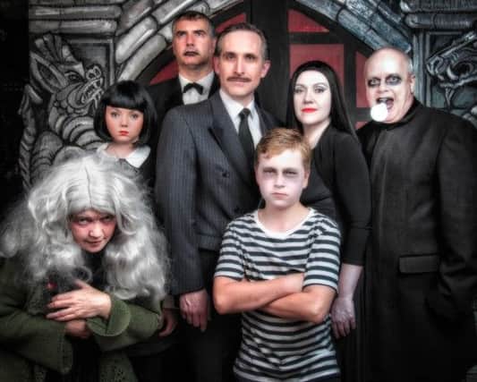 The cast of The Addams Family Musical at the Talisman Theatre. Picture by Peter Weston.