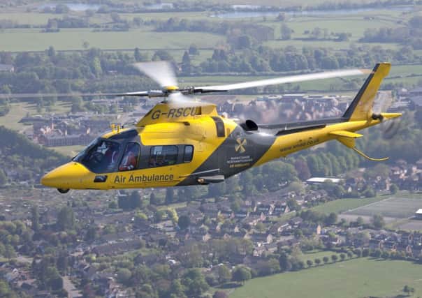 The Air Ambulance is called to an average of one motorbike accident every week