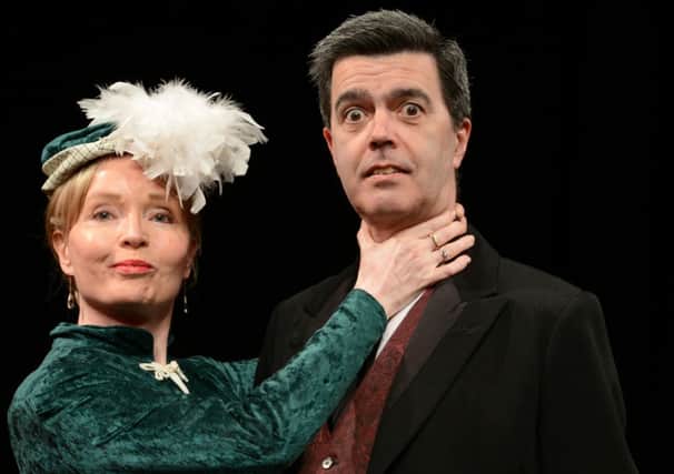 Paul and Viv Tomlinson as Cllr Albert and Annie Parker in the Bear Pit Theatre's production of When We Are Married.