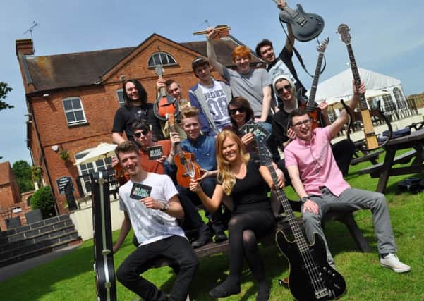 Music students at Warwickshire College put on a concert at the Newbold Comyn Arms in Leamington to launch their album No Half Measures and to raise money for The Myton Hospices.