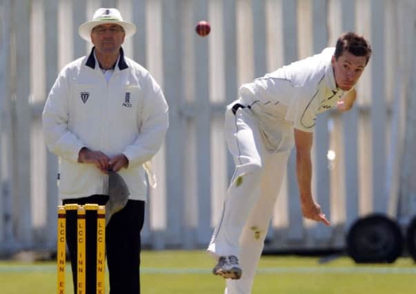 Walsall had no answer to Dan Wood who claimed five for 56 as they were dismissed for 118. Picture submitted
