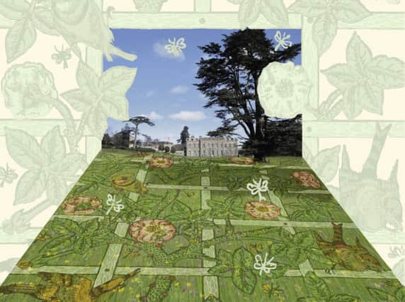 What the proposed parterre at Compton Verney will look like. Image by Dan Pearson.