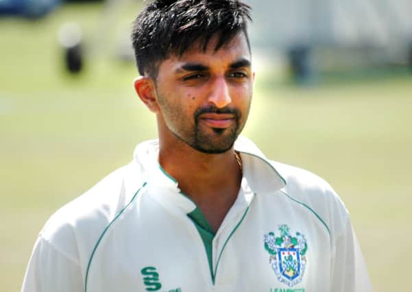 Leamington opener Shahbaz Alam shared in a partnership of 161 with Jonathan Wigley.