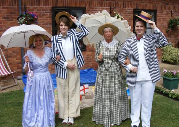 Cubbington Mill Care Home staff donned period attire as part of the old fashioned seaside theme for the home's community fun day.