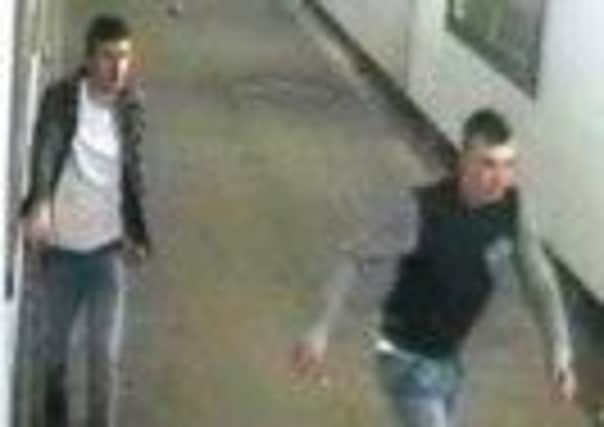 Do you know these two men who  British Transport Police would like to speak to in connection with an assault at Leamington station on Sunday May 24?