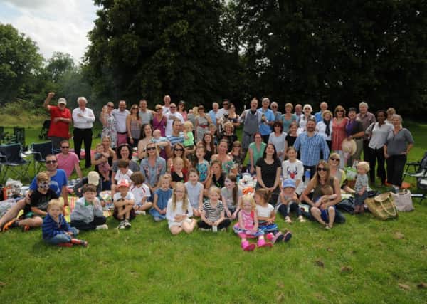 Residents of Leam Terrace were raising money for the Myton Hospices by holding a Party in the Park event at Crabtree Meadow on Saturday. MHLC-05-07-14 Party in the Park NNL-140707-111144009