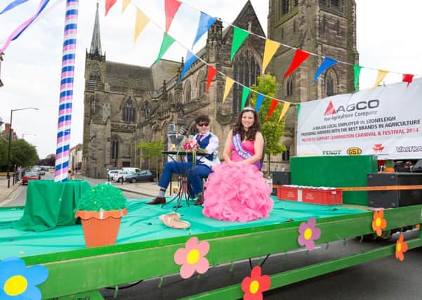 Leamington Carnival's King and Queen.