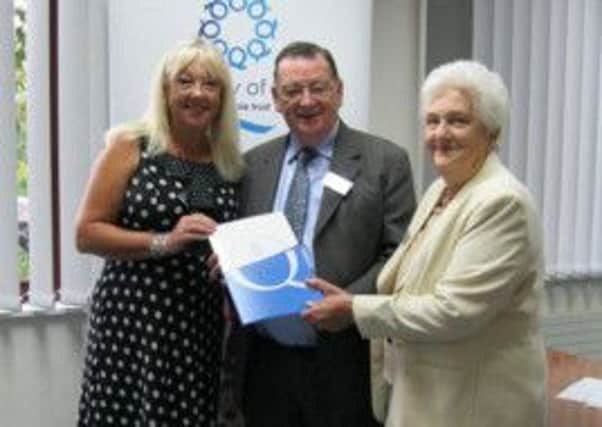 The launch of the Quality of Life Charitable Trust. Pictured are patron Lord Griffiths of Pembrey and Burry Port with broadcaster Liz Kershaw (left) who spoke at the event and Councillor Josie Compton (right), Portfolio Holder for Adult Social Care for Warwickshire County Council.