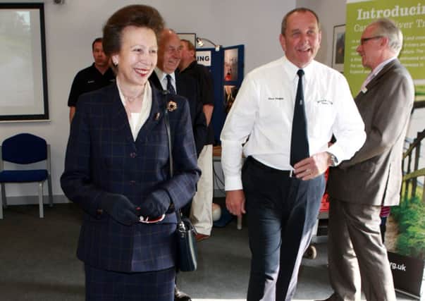 Picture by Graham Stone   Picture Shows: Her Royal Highness, The Princess Royal at the Offical Opening of Willow Wren Training Centre at Nelson's Wharf Stockton.  Photos supplied to Steve Vaughan of Willow Wren Training.