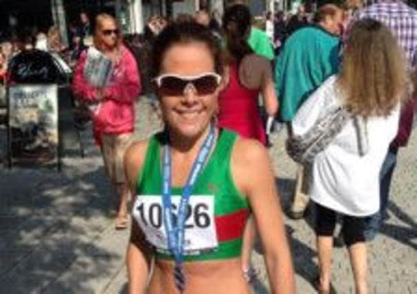 Melissa Venables at the Bristol Half Marathon