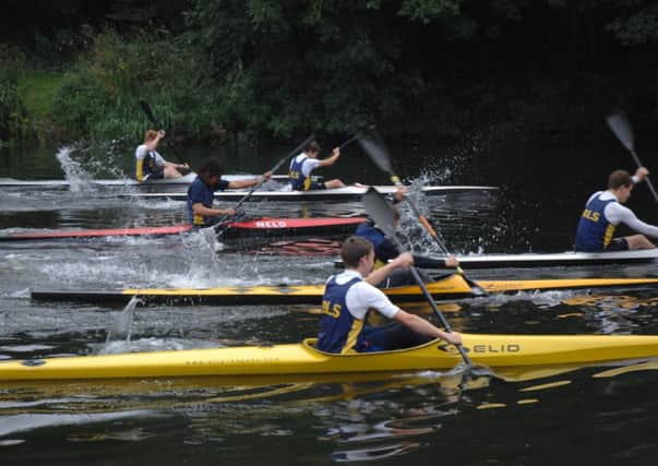 Racing Club Juniors from the Royal Leamington Spa Canoe Club.