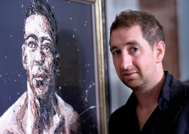 An unveiling ceremony for a portrait of local boxing hero Dick Turpin took place at Warwick Courthouse. The painting was created by artist Paul Oz (pictured).