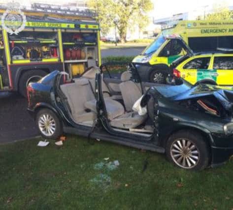 Picture courtesy of West Midlands Ambulance Service.