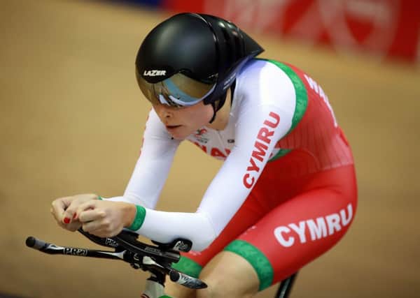 Ciara Horne in action for Wales at the Commonwealth Games.