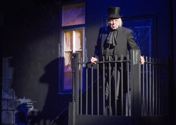 Steve Smith as Scrooge. Picture by Richard Smith