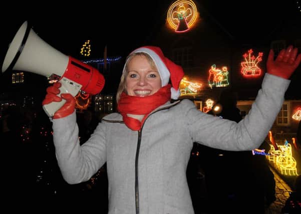 BBC presenter Mary Rhodes switched on Eathorpe's Christmas lights in 2013.