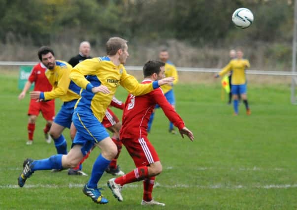 Mark Bellingham and Louis Bridges combined to score all three as Southam beat Cadbury Athletic 3-1.