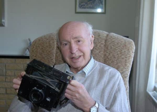 Former Courier photographer Frank Cooper. He mocked up a pic of a proposed block of flats in the Parade. Ref: 08MAR98