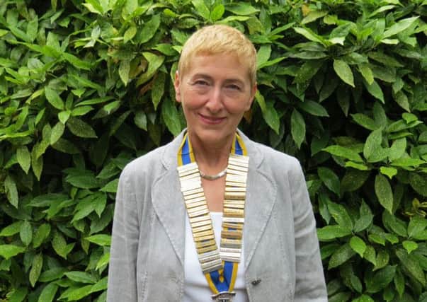 Jackie Crampton, president of Warwick Rotary Club