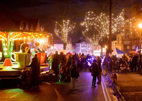 The Christmas lights switch on took place in High Street, Kenilworth recently. A variety of stalls selling seasonal  gifts together with entertainment for the children and a brass band were just some of the attractions that welcomed the attending crowds. NNL-140612-230855009