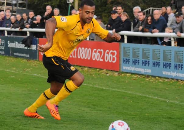Striker Stefan Moore has left Leamington to link up with Solihull Moors.