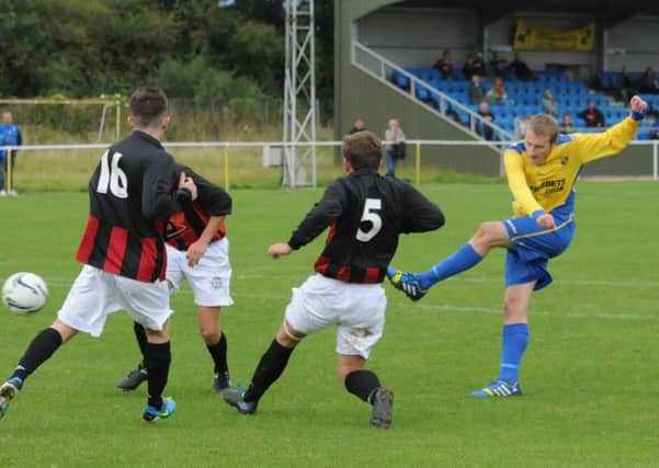 Louis Bridges took his goal tally for the season to 21 with the opener against Pershore last Saturday.