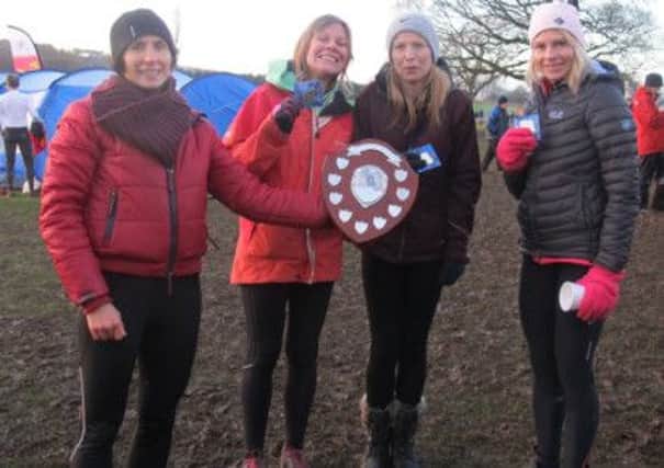Kenilworth Runners ladies captain Sara Habib with masters winners Sarah Rose, Louise Andrews and Mel Price. Picture submitted