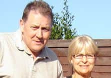 Susan Collins and her husband Paul.