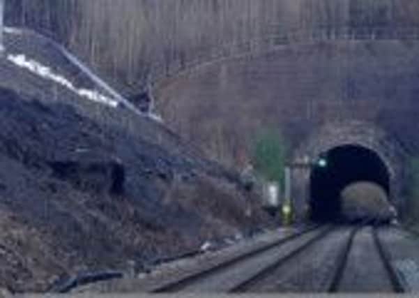 The Harbury Tunnel where the landslip took place