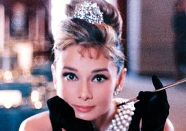Audrey Hepburn as Holly Golightly in Breakfast at Tiffany's.