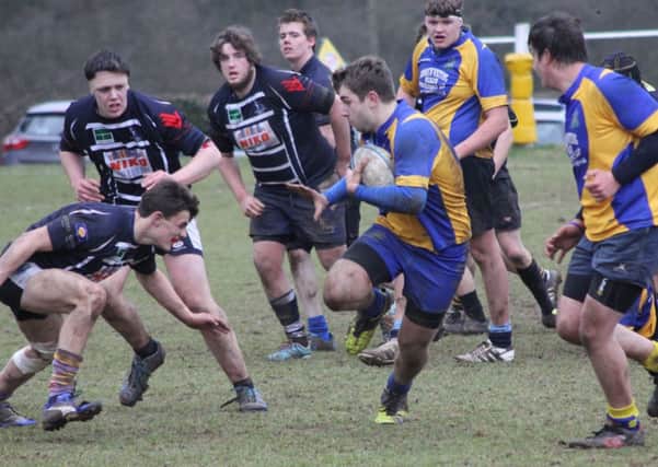 Joe Jepps scored a consolation try for Kenilworth as they suffered a heavy defeat at Hereford. Picture submitted