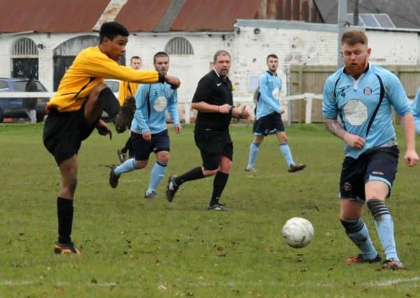 Jelson scored the only goal of the game as Racing Club Warwick beat Littleton.