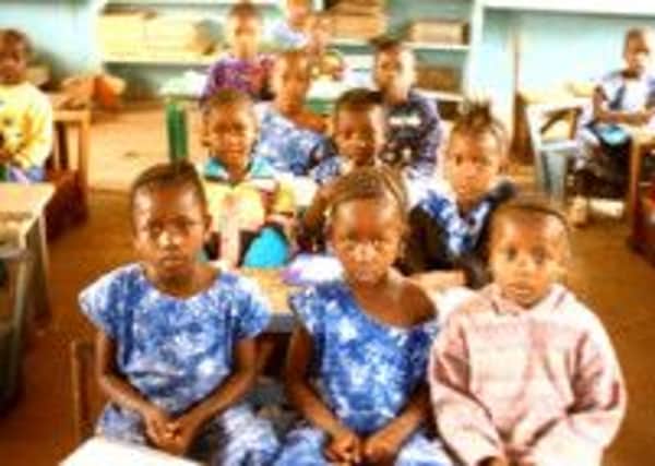 School childen in Bo, Sierra Leone.