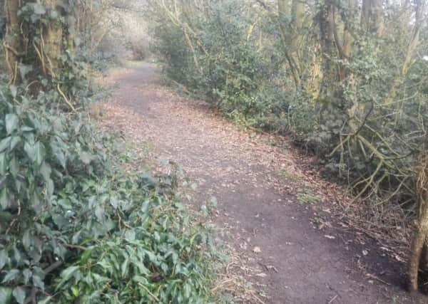 Riverside Walk where the rape took place.