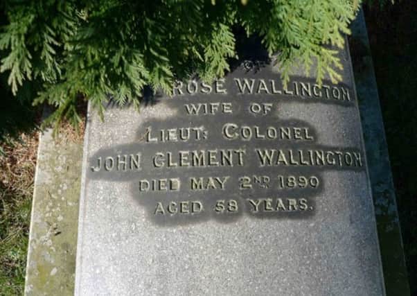 John Wallington's grave