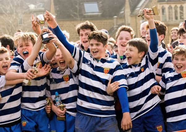 Warwick School Under-13s lift the School Sports Magazine Cup. Picture: Peter OGrady